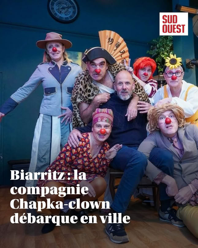 La presse des clowns de Biarritz